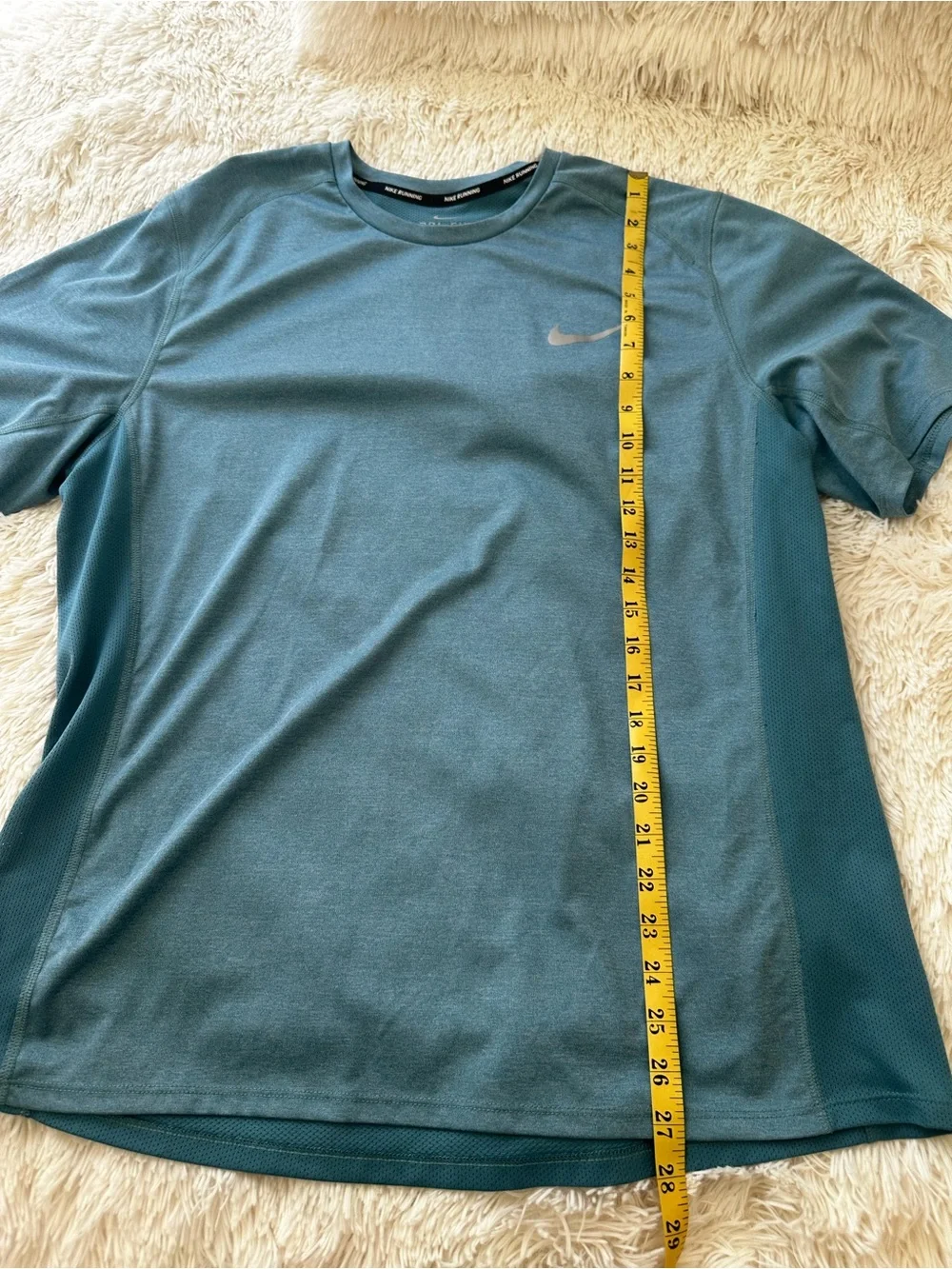 Nike Dri-FIT Running Shirt Men’s XL Blue Workout Gym Athletic Tee